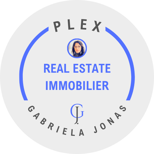 Gabriela Jonas Plex Real Estate Logo Gabriela Jonas Real Estate logo for plex property services