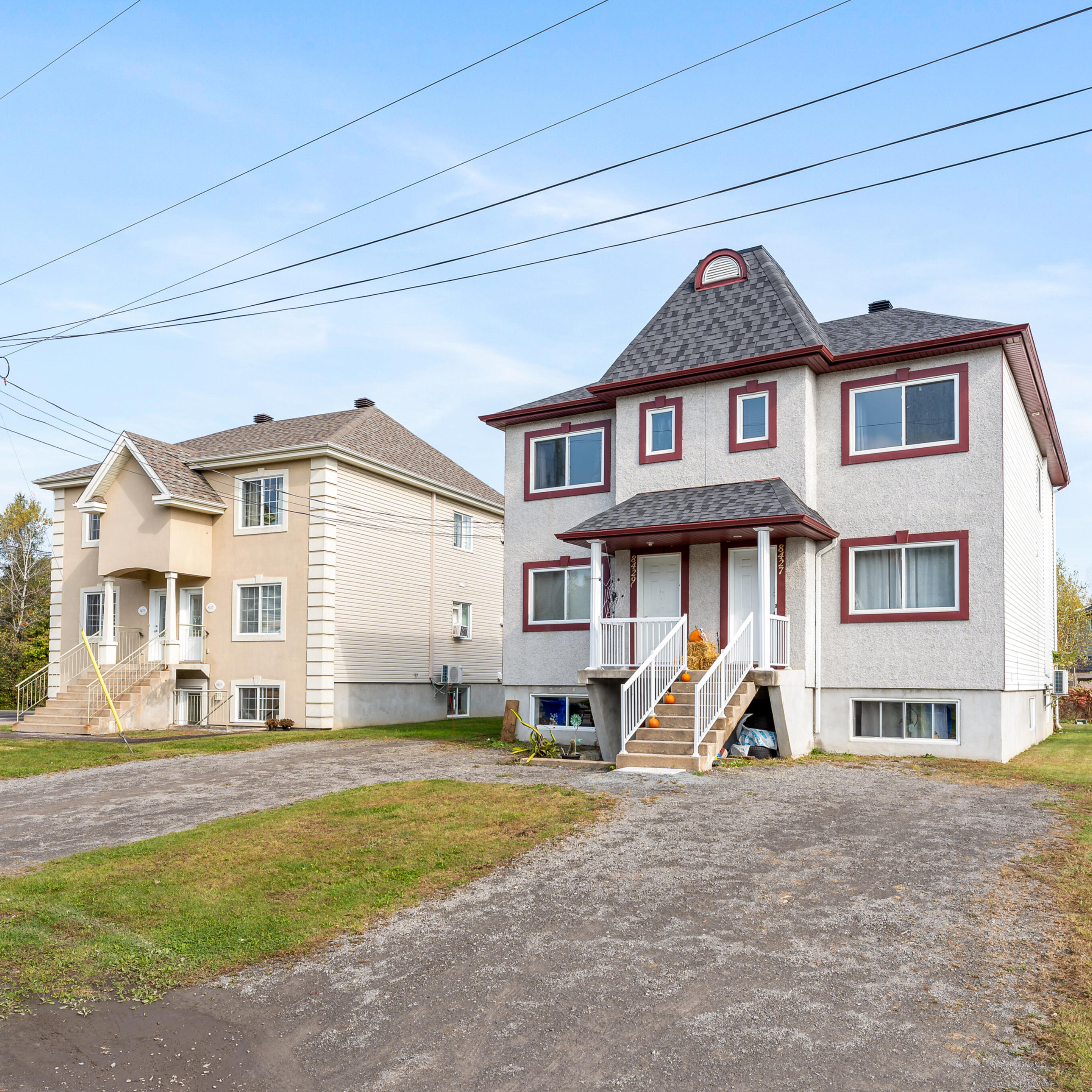Exterior view of a Modern Plex property, managed by Gabriela Jonas for real estate Sellers